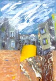 Yellow Tube White Sky